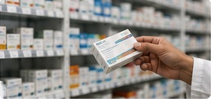 Producto farmacéutico en anaquel